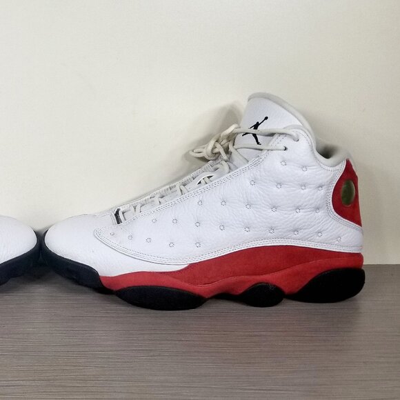 Air Jordan XIII 13 OG Shoes, White/Team Red/Black 414571-122, Mens Size 10 / 44 - Picture 9 of 12